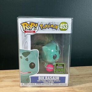 Funko Pop Pokemon Bulbasaur flocked 2020 spring convention limited edition